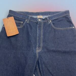 OLIVEO Men’s 36 Long Boot Cut Blue Jeans HANDMADE